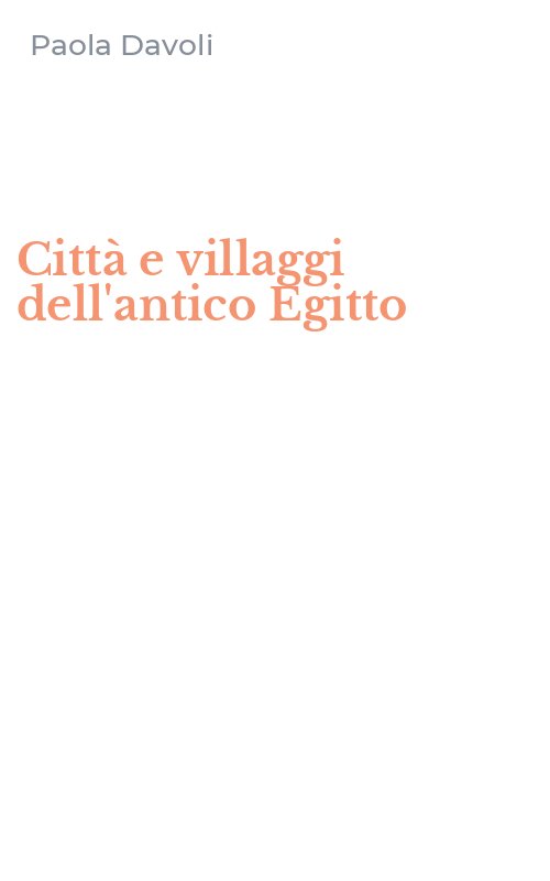 Città e villaggi dell'antico Egitto