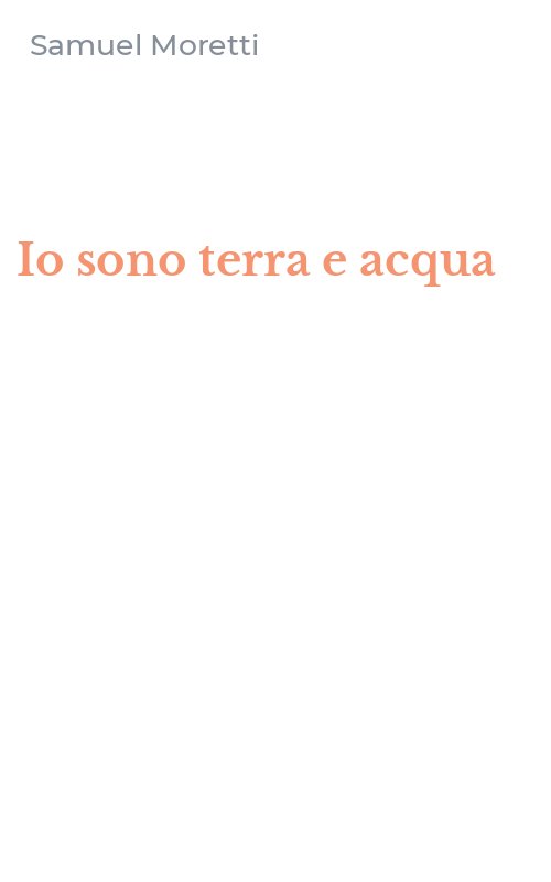 Io sono terra e acqua