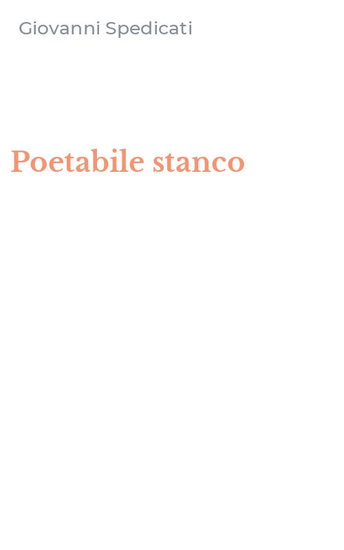 Poetabile stanco