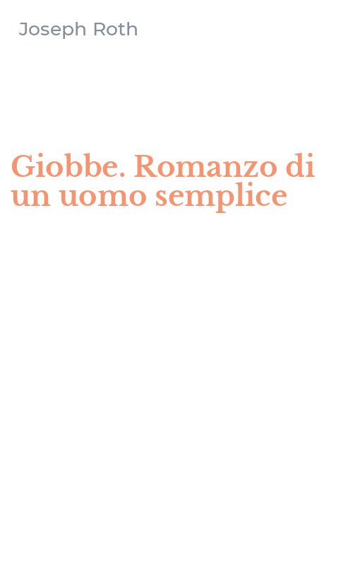 Giobbe. Romanzo di un uomo semplice
