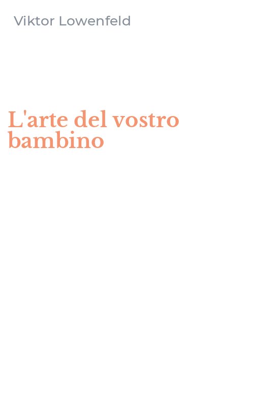 L'arte del vostro bambino
