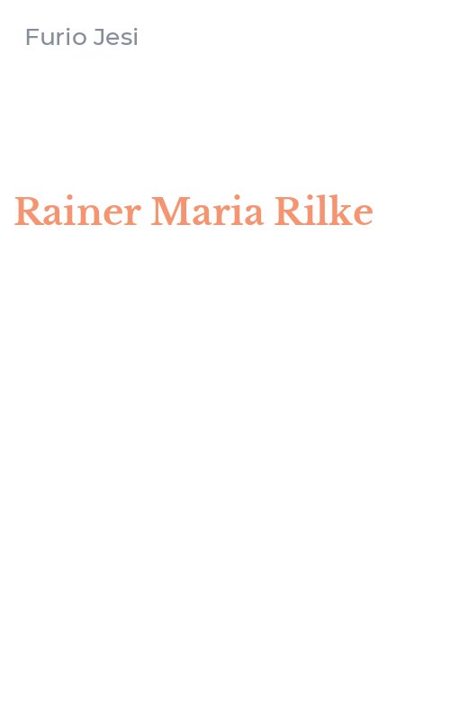 Rainer Maria Rilke