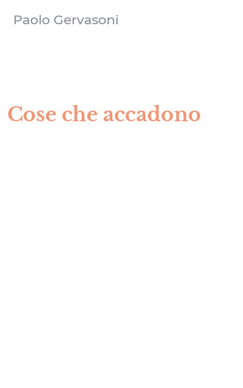 Cose che accadono