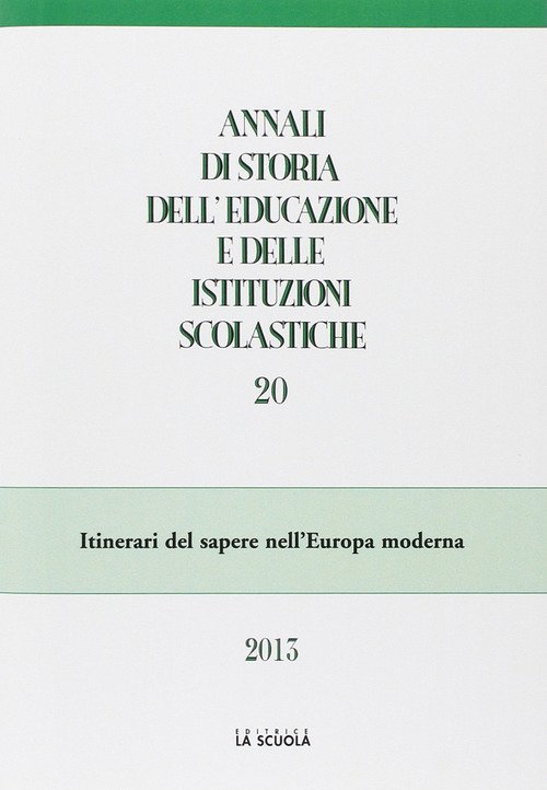 Annali di storia dell'educazione e delle istituzioni scolastiche