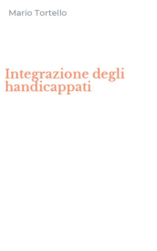 Integrazione degli handicappati