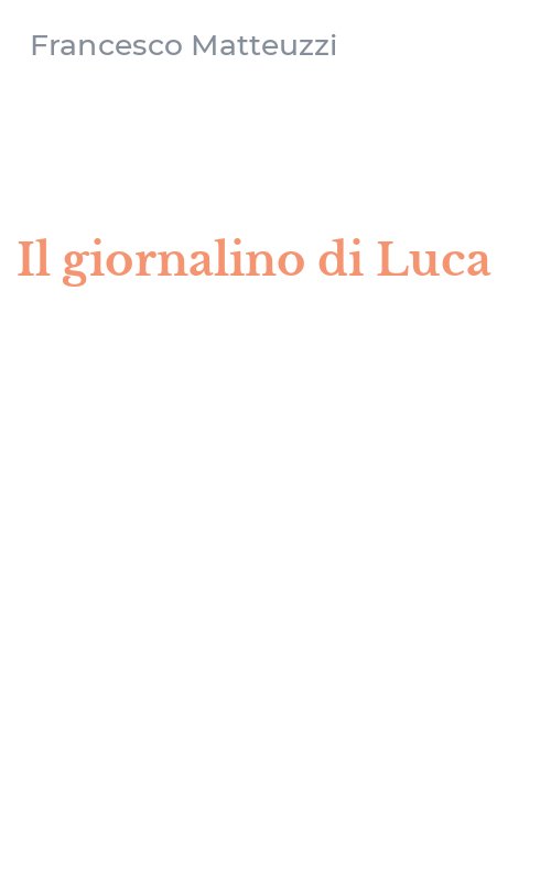 Il giornalino di Luca