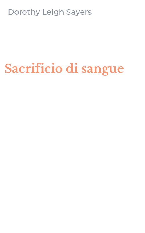 Sacrificio di sangue