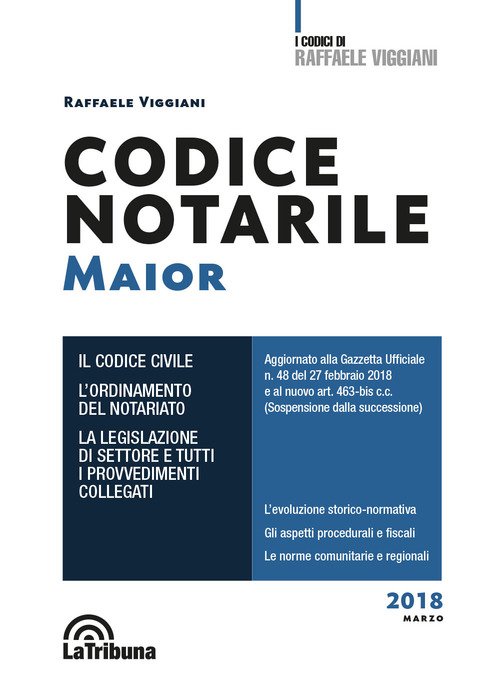 Codice notarile. Ediz. maior