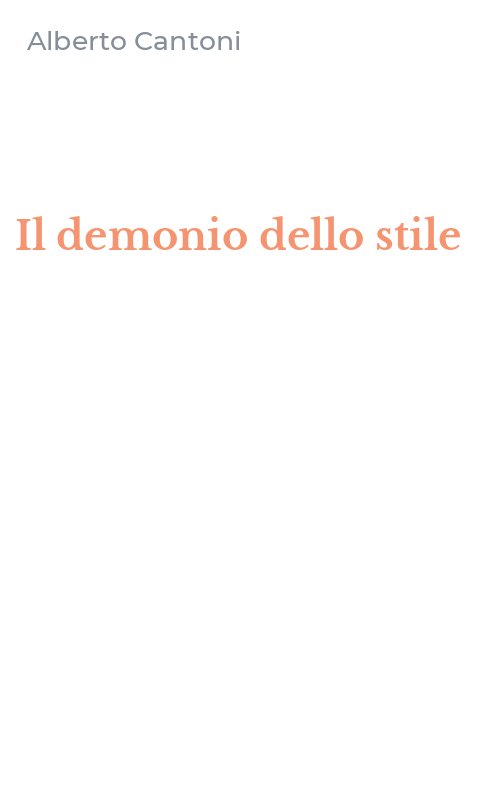 Il demonio dello stile