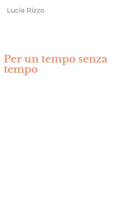 Per un tempo senza tempo