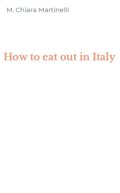 How to eat out in Italy