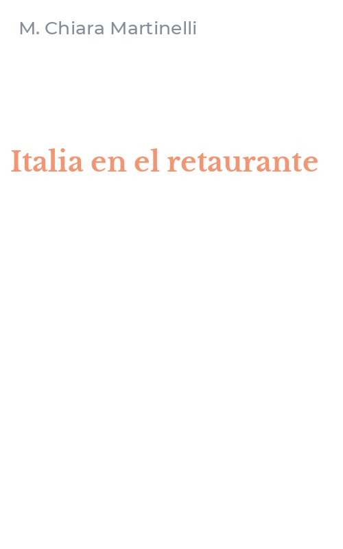 Italia en el retaurante