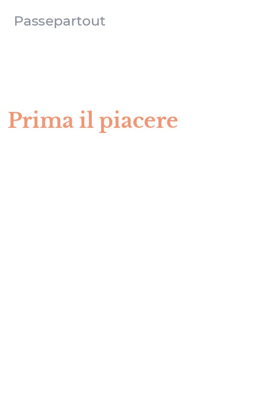 Prima il piacere