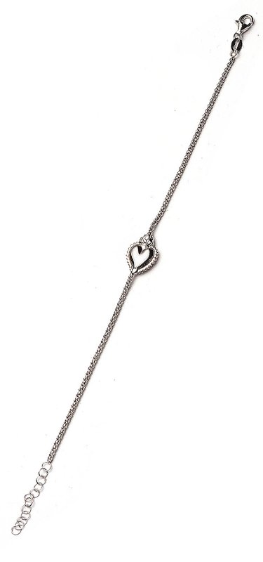 BRACCIALE CUORE VOTIVO ARGENTO