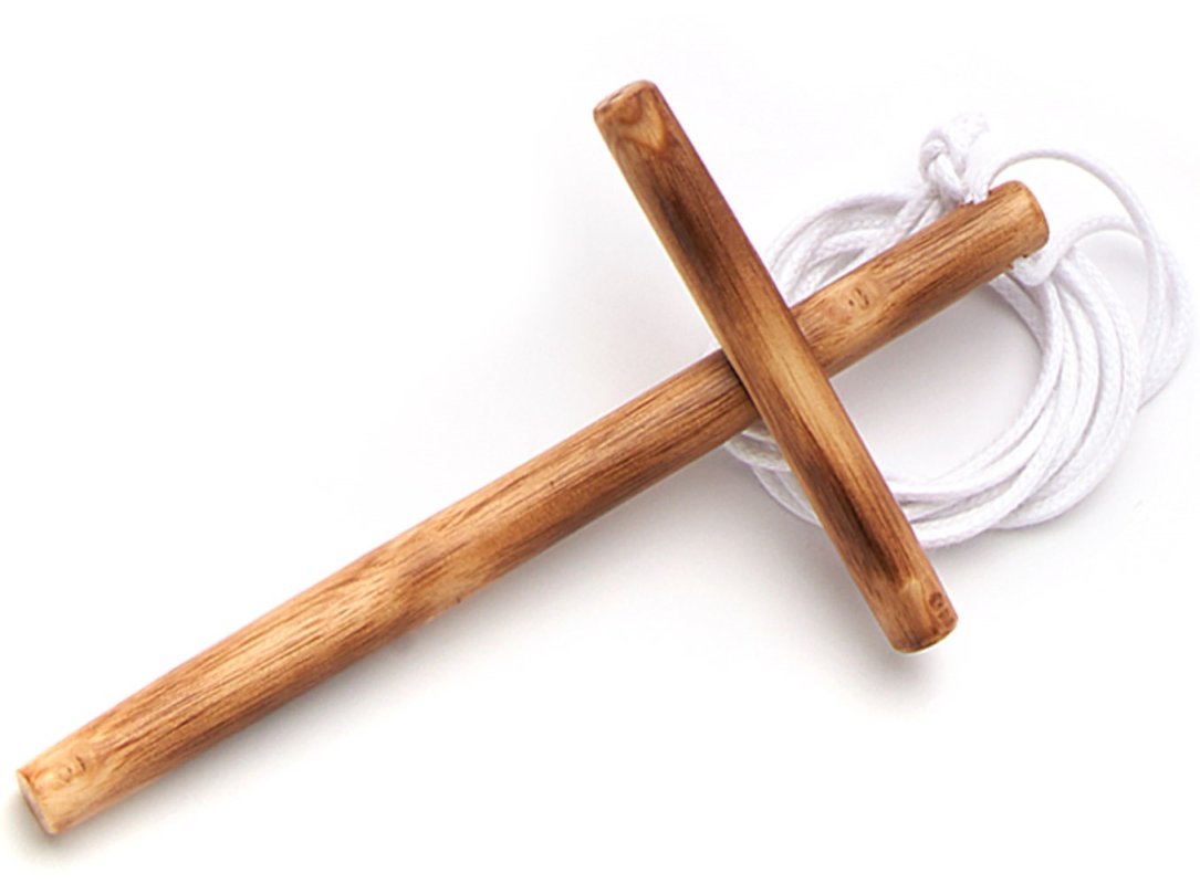 CROCE LEGNO ABETE 10.5X5.4 CM