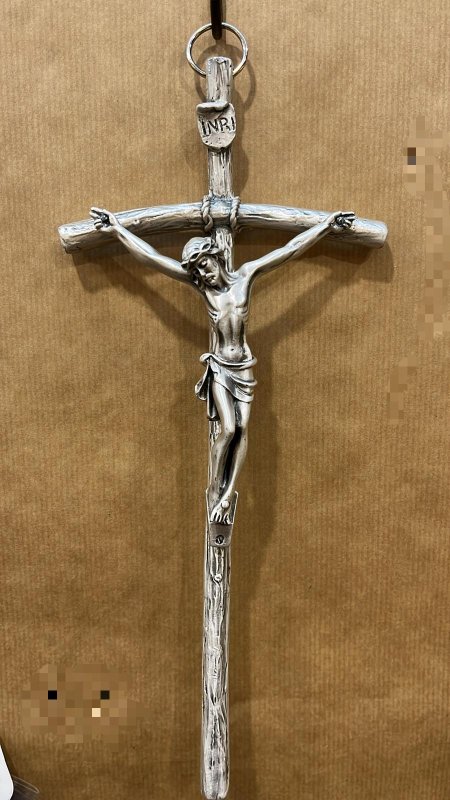CROCE PASTORALE 28,5X12 CM METALLO