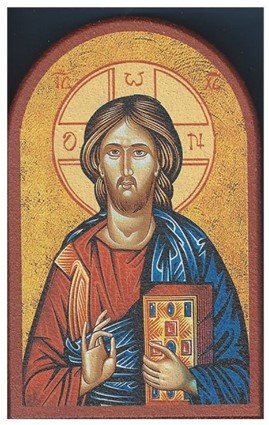 QUADRO CUPOLA CRISTO MAESTRO