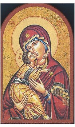 QUADRO CUPOLA MADONNA DI VLADIMIR