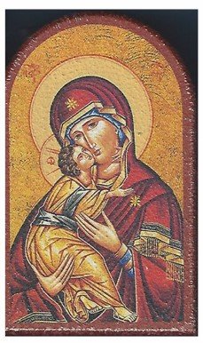 QUADRO CUPOLA MADONNA DI VLADIMIR