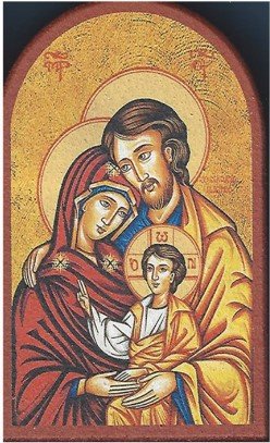 QUADRO CUPOLA SACRA FAMIGLIA
