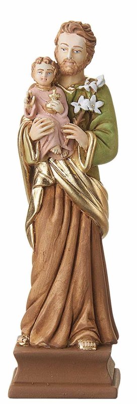STATUA RESINA S.GIUSEPPE CM 15