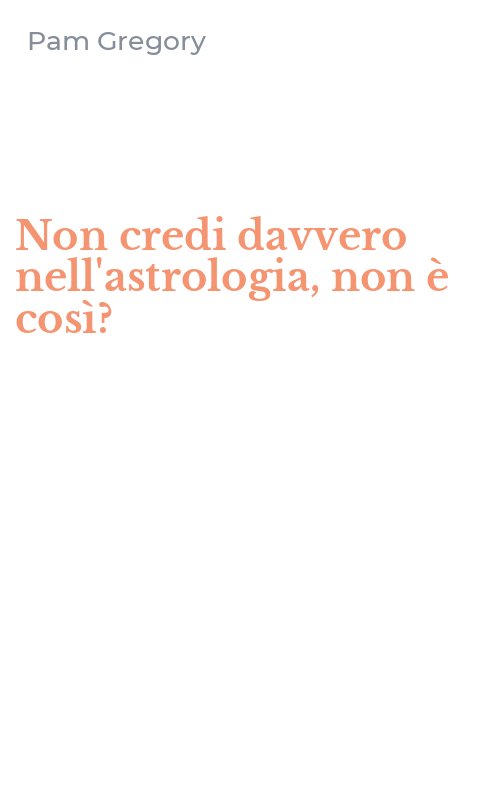 Non credi davvero nell'astrologia, non è così?