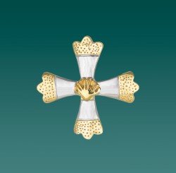 CROCE CON CATENINA  ARGENTO 925