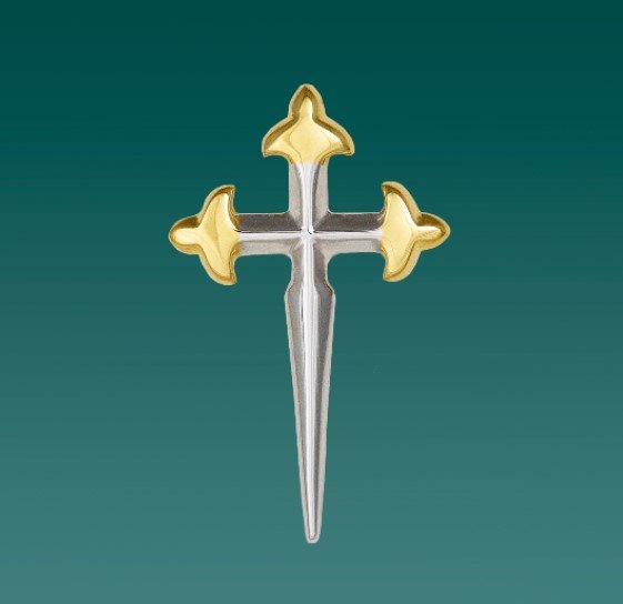 CROCE E CATENINA ARGENTO 925