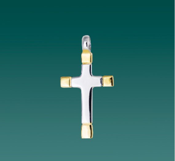 CROCE E CATENINA ARGENTO 925