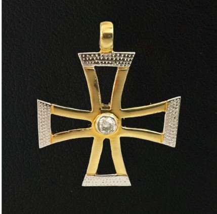 CROCE E CATENINA ARGENTO 925