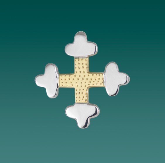 CROCE E CATENINA ARGENTO 925