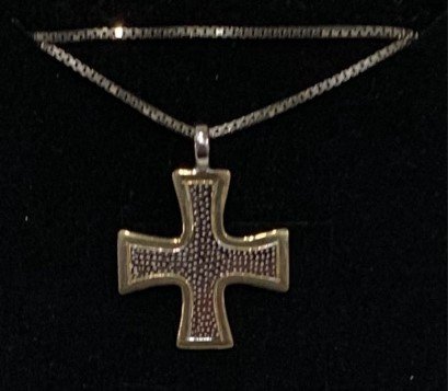 CROCE CON CATENINA ARGENTO 925