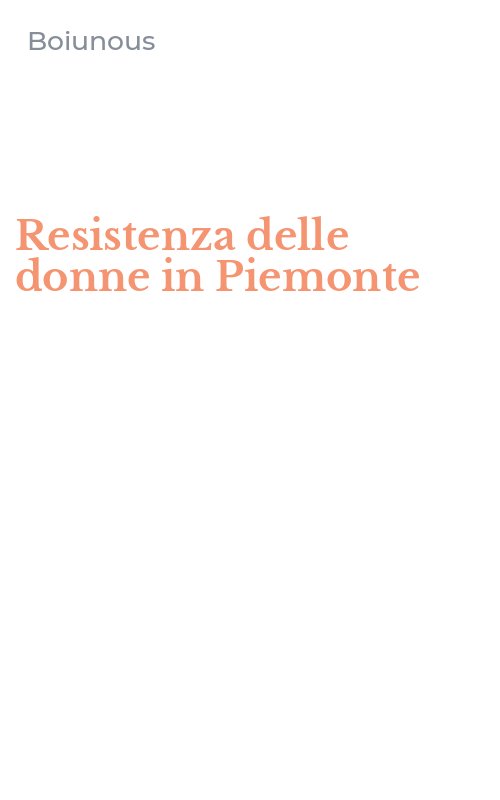 Resistenza delle donne in Piemonte