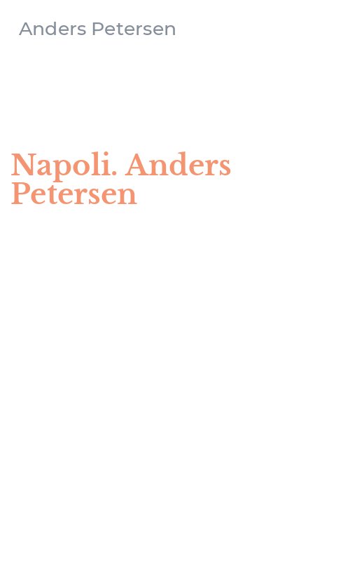 Napoli. Anders Petersen