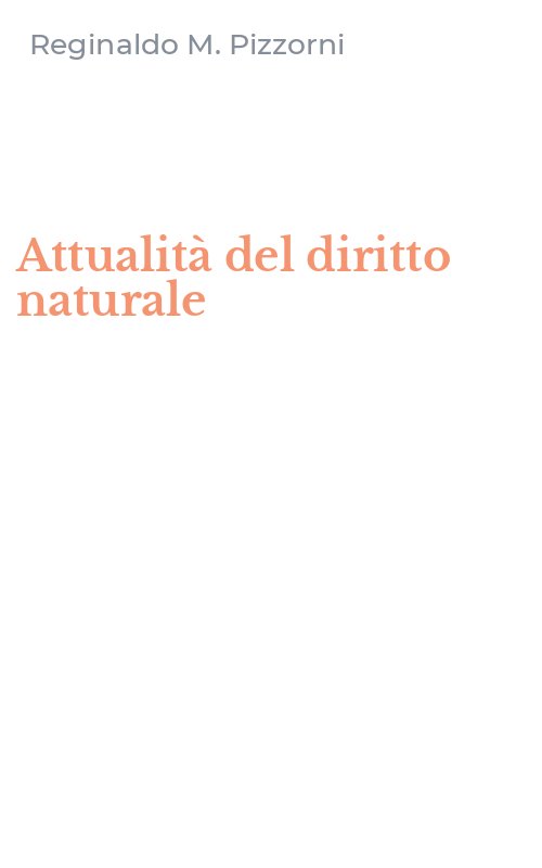 Attualità del diritto naturale