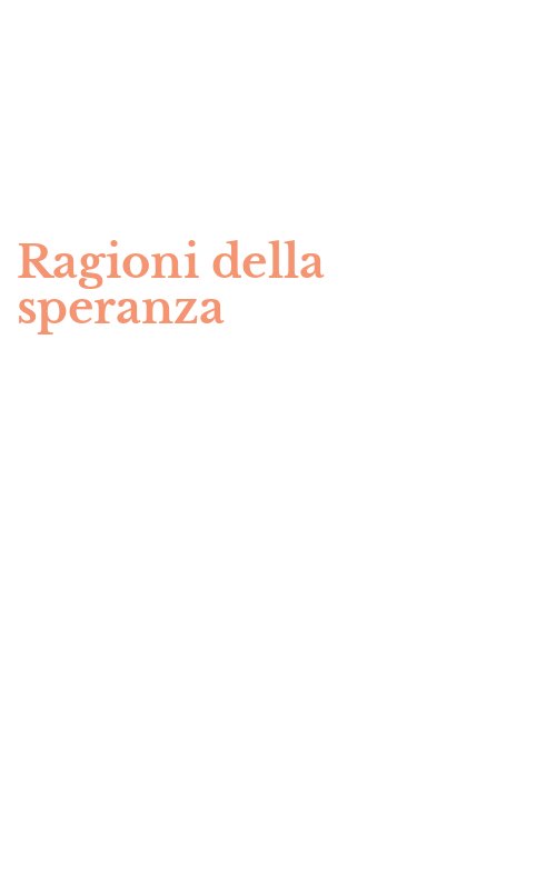 Ragioni della speranza