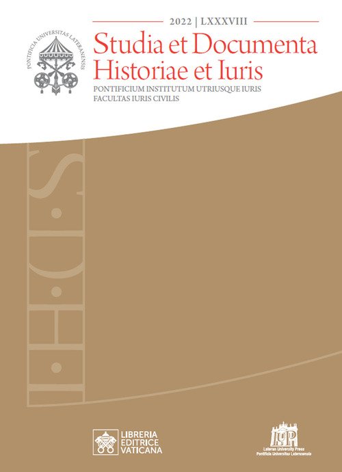 Studia et documenta historiae et iuris