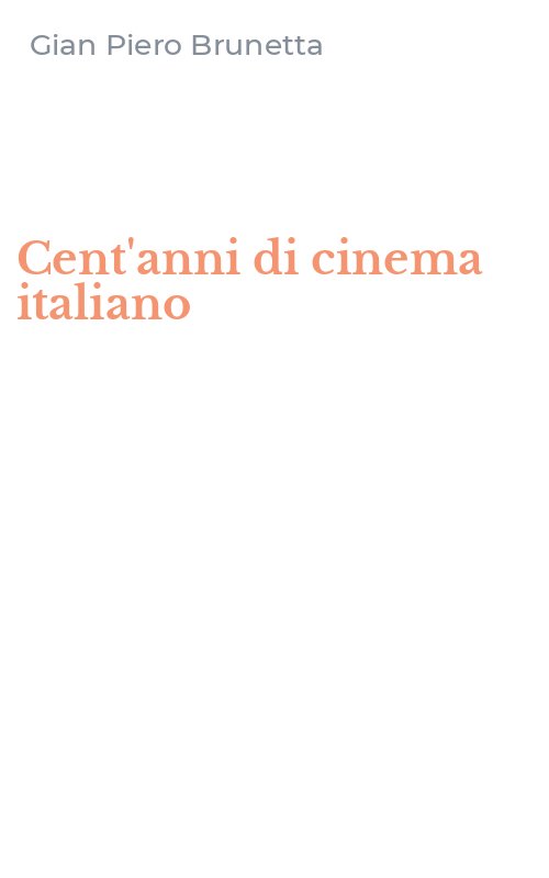 Cent'anni di cinema italiano