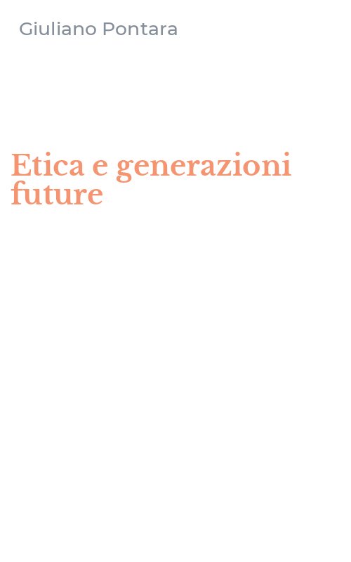Etica e generazioni future