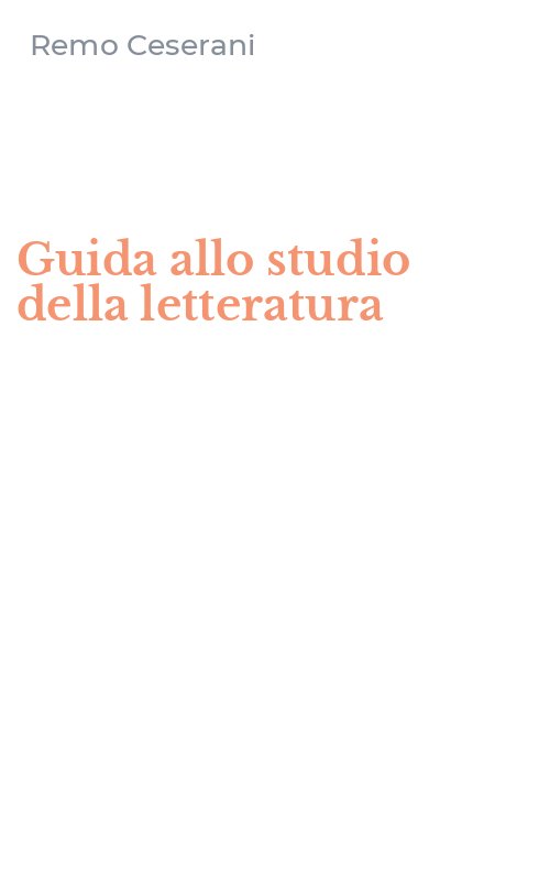 Guida allo studio della letteratura