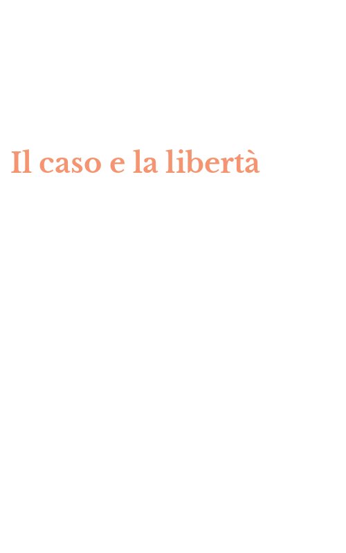 Il caso e la libertà