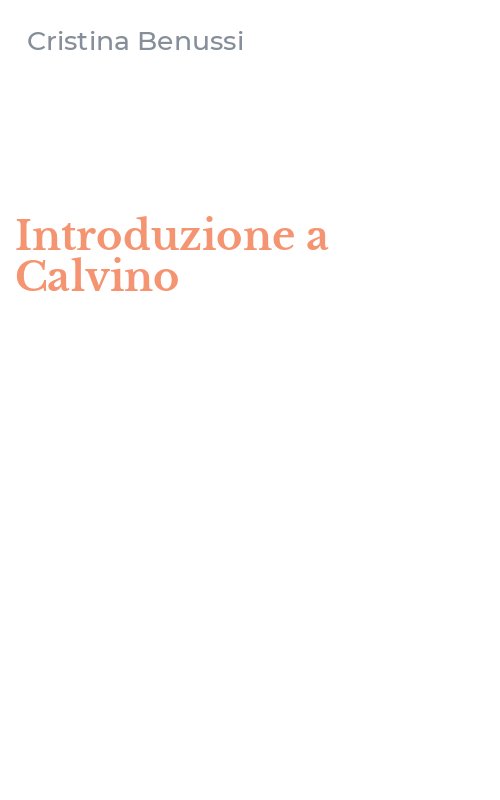 Introduzione a Calvino