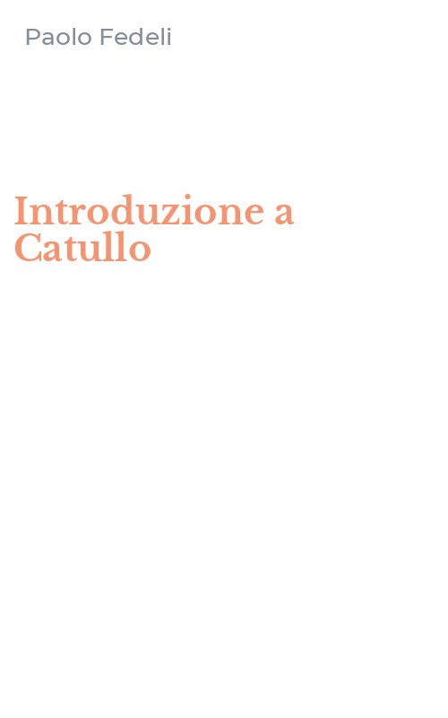 Introduzione a Catullo