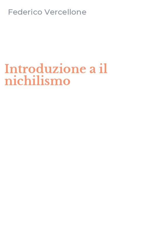Introduzione a il nichilismo