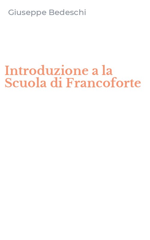 Introduzione a la Scuola di Francoforte