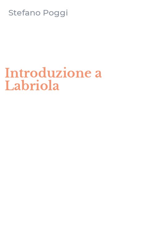Introduzione a Labriola