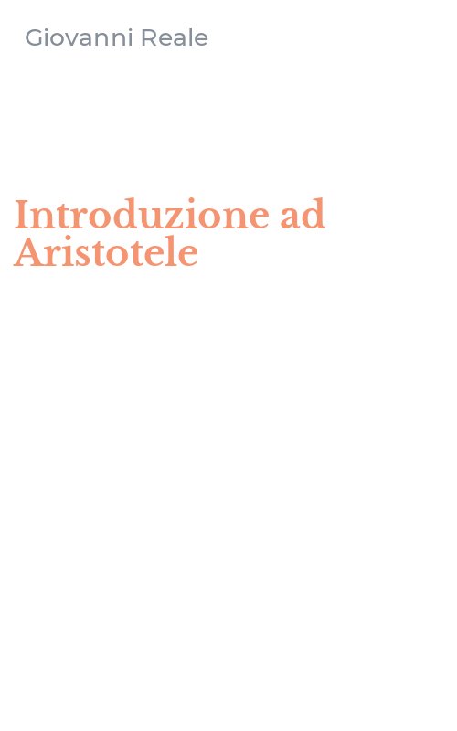 Introduzione ad Aristotele