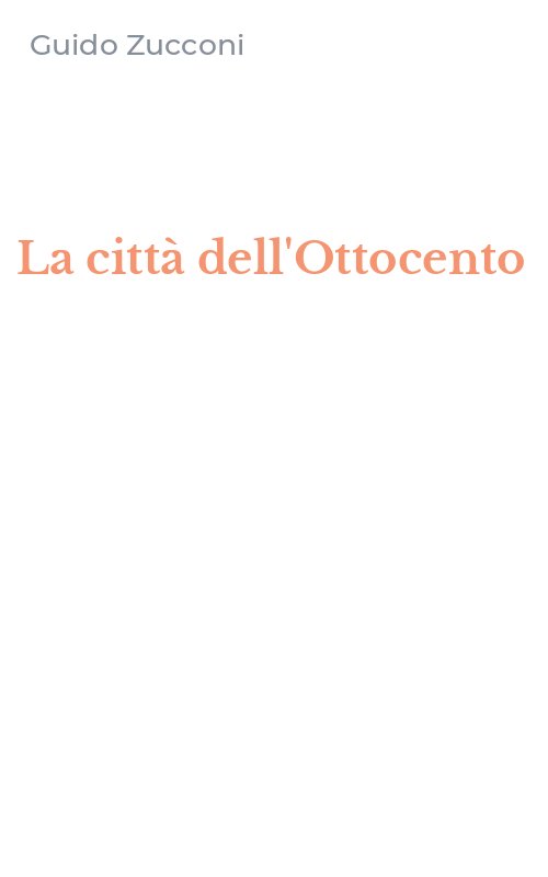 La città dell'Ottocento