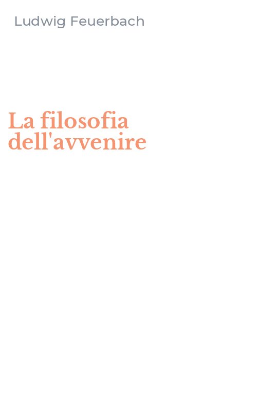 La filosofia dell'avvenire