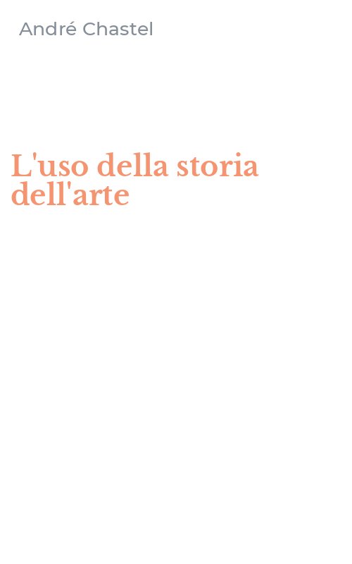 L'uso della storia dell'arte